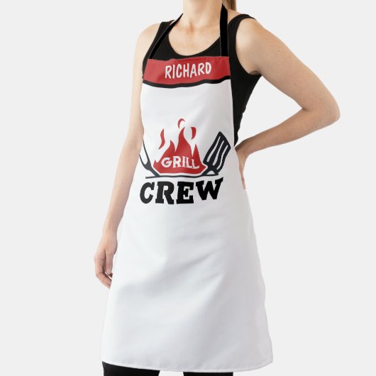 Schürze der Grill-Crew - Personalisierter Name Ben (InSitu)
