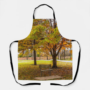 Schürze der Herbstsichtbank