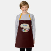 Schürze der Künstler Palette Kids Paint Smock (Getragen)