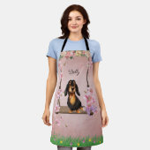 Schürze der langen Dackel (Getragen)