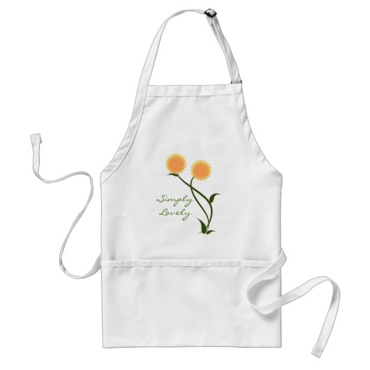 Schürze der lieblichen Blüten, Orange (Vorne)