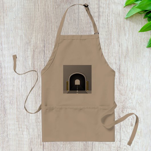 Schürze der Markierungen für den Straßentunnel