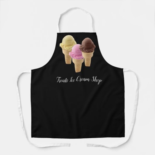 Schürze der Mitarbeiter des Eiskreislaufbetriebs (Vorderseite)