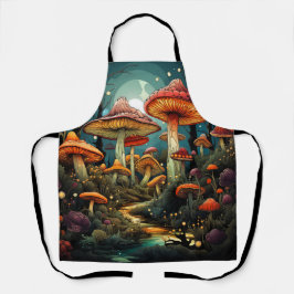 Schürze der niedlichen Pilze