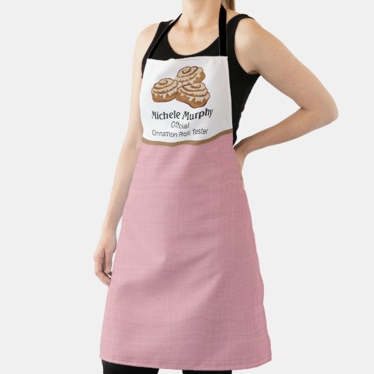 Schürze der offiziellen Zimtbun, personalisiert (InSitu)