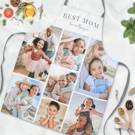 Schürze der personalisierten Fotolage-Mama