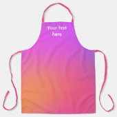 Schürze der personalisierten Tropenfarben (Vorderseite)