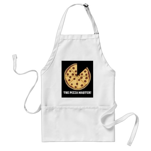 Schürze der Pizzameisternamensnachricht (Vorne)