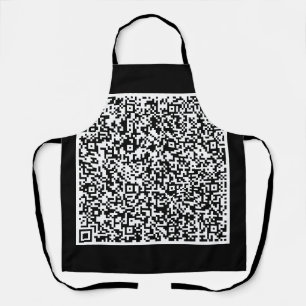 Schürze der QR-Code-Scan-Info