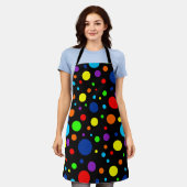 Schürze der schwarzen Regenbogenflächen (Getragen)