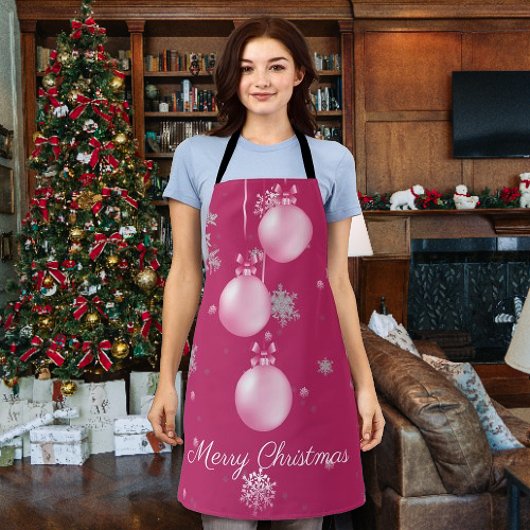 Schürze der Weihnachtsschmuck