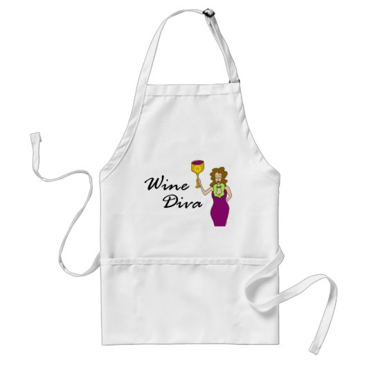 Schürze der Wein-Diva-(kein Sprichwort) (Vorne)