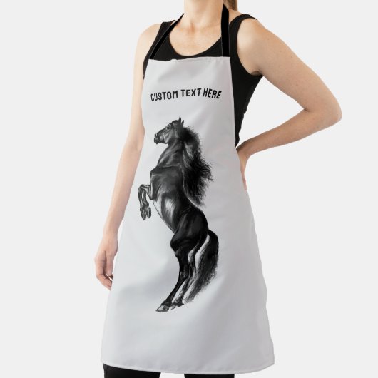 Schürze des aufrechten Pferdes mit benutzerdefinie (InSitu)