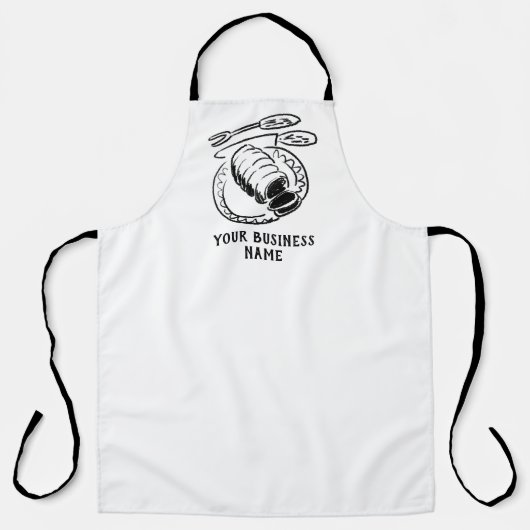 Schürze des Butchers mit dem Joint of Meat Image (Vorderseite)