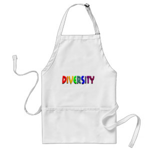 Schürze des Diversity-(Regenbogen)