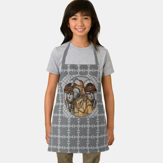 Schürze des Feuerwehrteams (Insitu)