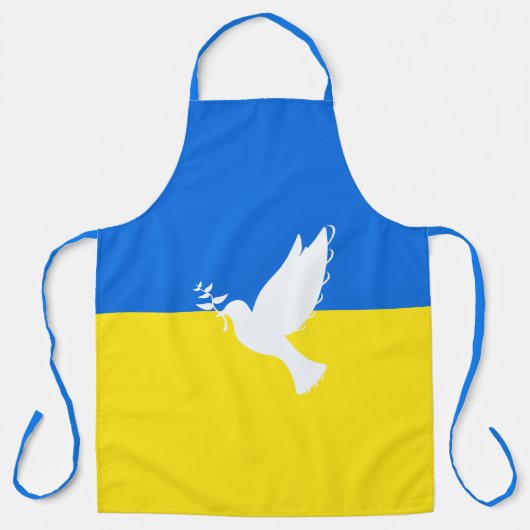 Schürze des Friedens Ukraine Fahne - Friedenstrupp (Vorderseite)