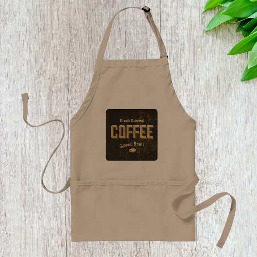 Schürze des frisch gebrannten Kaffees