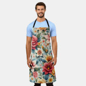 Schürze des Gartenmusters (Getragen)