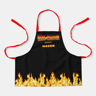 Schürze des Grillmaster-Trainees mit Ihrem Namen