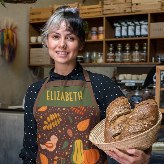 Schürze des HerbstKoch Personalisiert