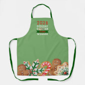 Schürze des Holiday Cookie Contest Gewinnerpreises (Vorderseite)