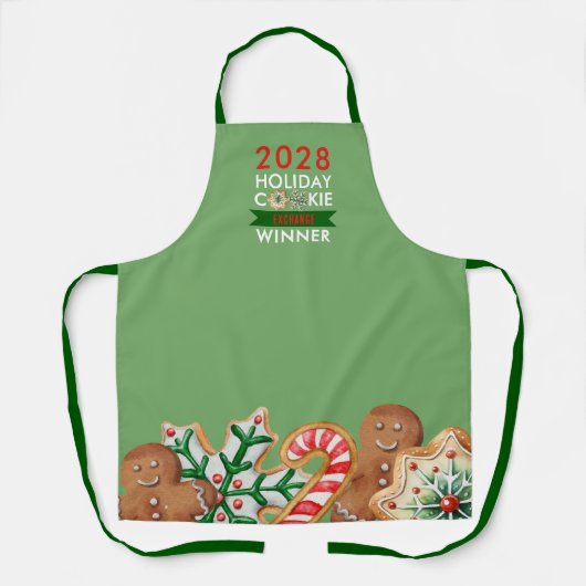 Schürze des Holiday Cookie Contest Gewinnerpreises (Vorderseite)