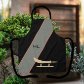 Schürze des mit Monogramm asiatisch anmutenden Sch