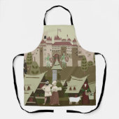 Schürze des mittelalterlichen Dorfes (Vorderseite)