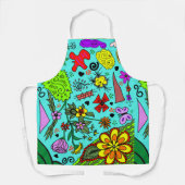 Schürze des Musteraufklebers (Vorderseite)