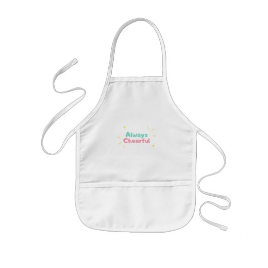 Schürze des niedlichen Blauen und Rosa Kids (Vorne)