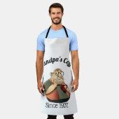 Schürze des personalisierten Opa's Coffee Shop (Getragen)