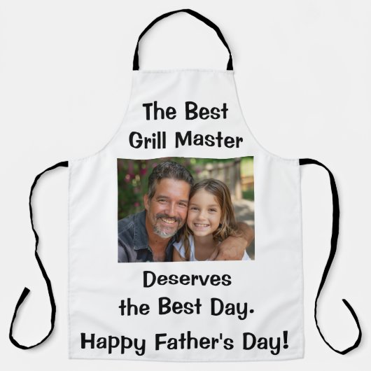 Schürze des personalisierten Vaters (Vorderseite)
