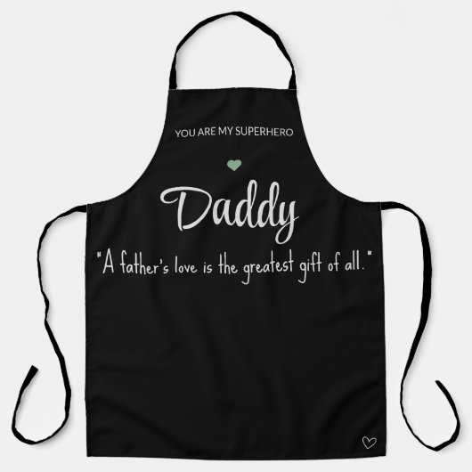Schürze des personalisierten Vatertages - Custom G (Vorderseite)