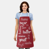 Schürze des roten Backwortes (Getragen)