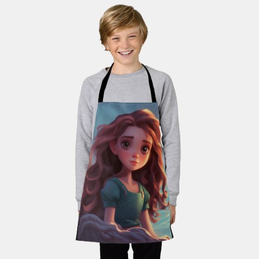 Schürze des schönen Mädchens (Getragen)