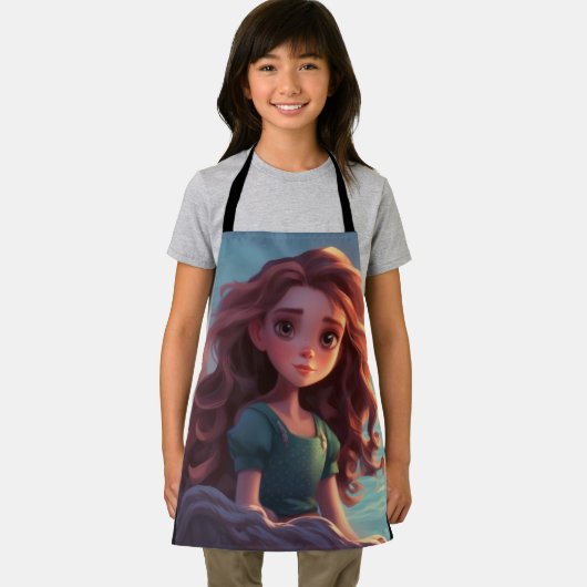 Schürze des schönen Mädchens (Insitu)