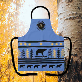 Schürze des Südwestgebirges Blue Navajo Black Bear