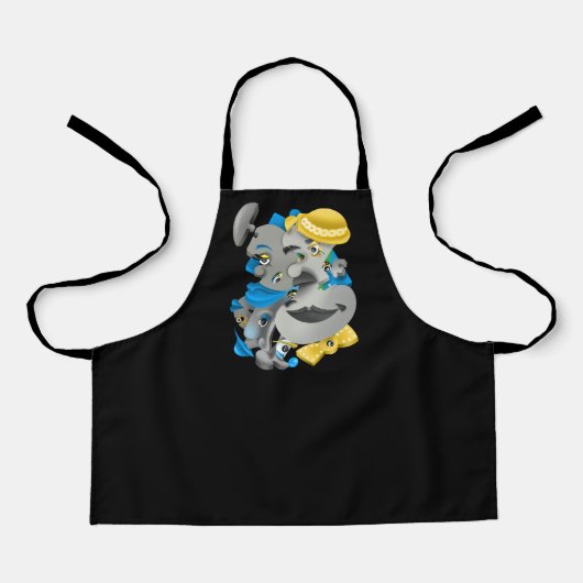 Schürze des surrealen Puzzles (Vorderseite)