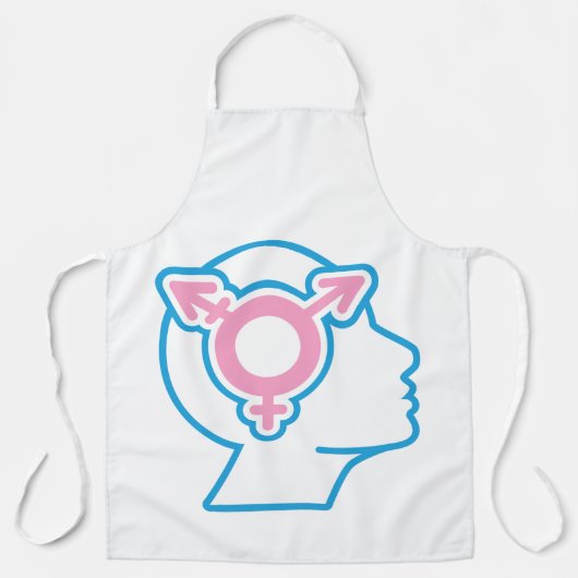 Schürze des Trans-Pride-Symbols (Vorderseite)