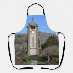Schürze des Uhrturms über Sand