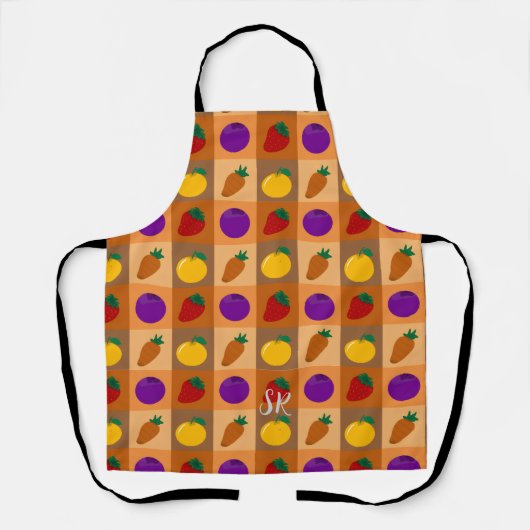 Schürze des Veggie-Musters (Vorderseite)