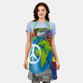 Schürze des Weltfriedens (Getragen)