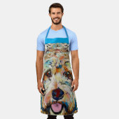 Schürze - Doodle Dog Design (Getragen)