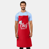 Schürze Druckküche Schürze für Damen und Herren (Getragen)