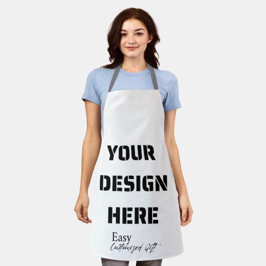 Schürze , Eigenes Design hochladen (Getragen)