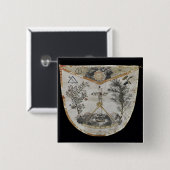 Schürze eines Meisters des Auftrages der Button (Vorne & Hinten)