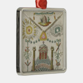 Schürze eines Meisters Heiliges-Julien Häuschens Ornament Aus Metall (Rechts)