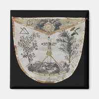 Schürze eines Ordens des Rose-Croix