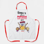 Schürze El Salvador und Pupusas (Vorderseite)